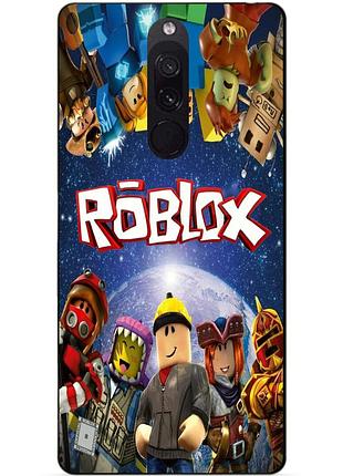 Силіконовий чохол бампер для xiaomi mi 9t / mi 9t pro з малюнком роблокс roblox