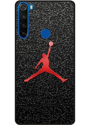 Чехол силиконовый бампер для xiaomi redmi note 8t с рисунком jordan джордан