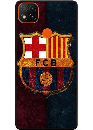Силіконовий чохол бампер для xiaomi redmi 9c з малюнком барселона barcelona