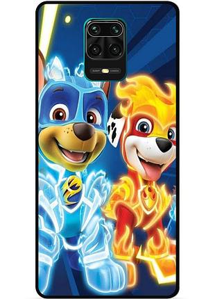 Силиконовый чехол для xiaomi redmi note 9s с рисунком щенячий патруль