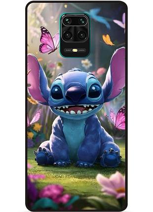 Силіконовий бампер чохол для xiaomi redmi note 9s стіч stitch