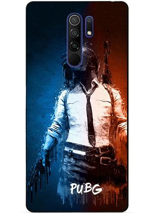 Силіконовий чохол бампер для xiaomi redmi note 8 pro з малюнком pubg пабг
