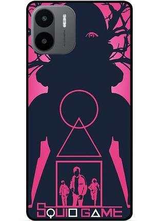 Чехол силиконовый для xiaomi redmi a2 игра в кальмара