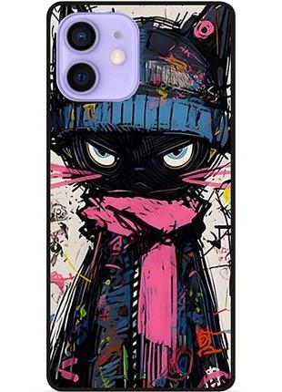 Силіконовий бампер чохол для iphone 11 з малюнком кот аниме marvel