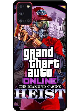 Силіконовий бампер чохол для samsung a21s з малюнком gta гта