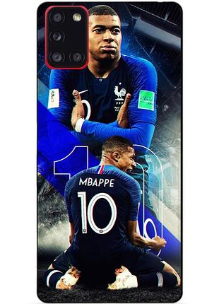 Силіконовий бампер чохол для samsung a21s з малюнком mbappe франція мбаппе