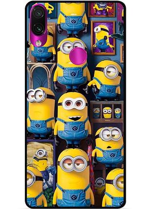 Силиконовый бампер чехол для huawei p smart z с картинкой миньоны minion