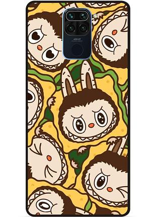 Чехол силиконовый бампер для xiaomi redmi note 9 лабубу labubu