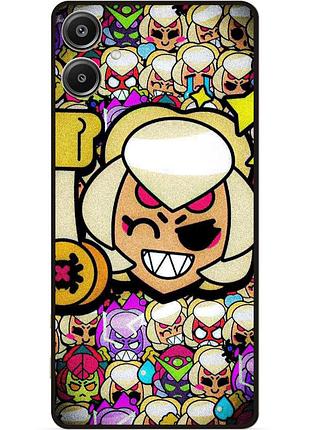 Силіконовий чохол бампер для samsung a07 стікери бравл чарли brawl