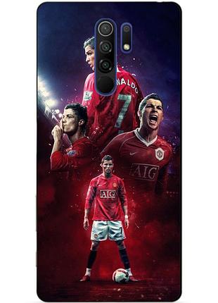 Силиконовый бампер чехол для xiaomi redmi note 8 pro с рисунком ronaldo mu роналдо