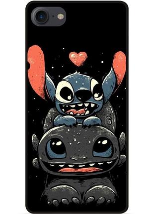 Силиконовый чехол бампер для huawei y5 2018 с рисунком stitch стич