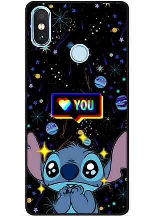 Силіконовий бампер чохол для xiaomi mi 8 стіч stitch
