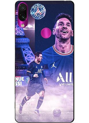 Силіконовий чохол бампер для huawei p20 lite з малюнком messi psg мессі