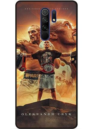 Чехол силиконовый бампер для xiaomi redmi note 8 pro с рисунком усик бокс украина