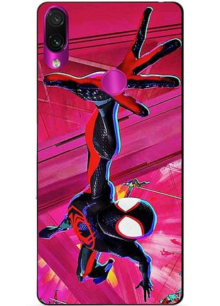 Силиконовый бампер чехол для huawei p30 lite с рисунком spider man человек паук майлз моралес