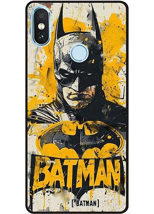 Чехол силиконовый бампер для xiaomi mi 8 с рисунком batman dc бэтмен