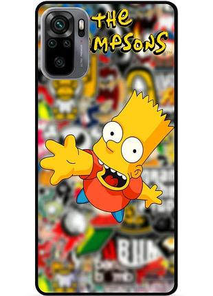Силіконовий чохол бампер для xiaomi redmi note 10 з малюнком стикери гравіті фолз футурама маріо