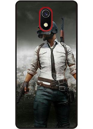 Силіконовий чохол бампер для samsung j6 plus з малюнком pubg пабг