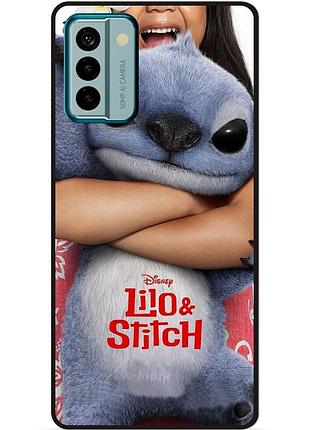 Силиконовый чехол бампер для nokia g22 стич и лило stitch