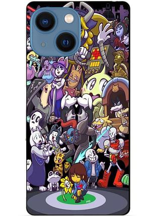 Силіконовий чохол бампер для iphone 15 з малюнком undertale андертейл