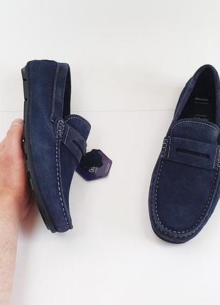 Чоловічі мокасіни bata 43 28 см 9 uk сині