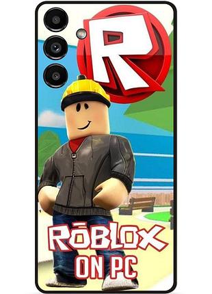 Силиконовый чехол для samsung s20 fe с картинкой роблокс roblox