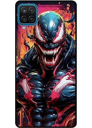 Чехол силиконовый бампер для samsung m12 с рисунком веном marvel venom