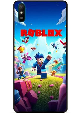 Силіконовий чохол бампер для huawei y5 2019 з малюнком roblox гра в кальмара роблокс