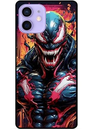 Силіконовий бампер чохол для iphone 11 з малюнком веном marvel venom