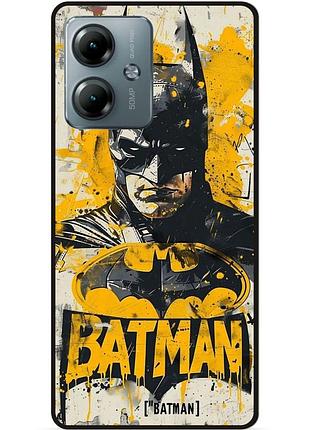 Чехол силиконовый бампер для motorola moto g54 power с рисунком batman dc бэтмен