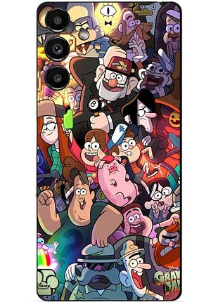 Силіконовий чохол бампер для samsung s22 з малюнком гравіті фолз gravity falls