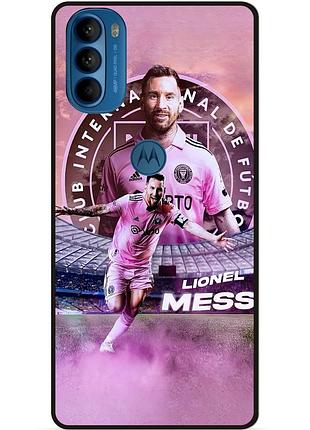 Силіконовий чохол бампер для motorola moto g31 з малюнком leo messi мессі