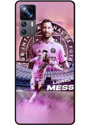 Силіконовий чохол бампер для xiaomi 12t pro з малюнком leo messi мессі