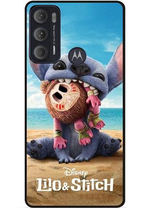 Силіконовий бампер чохол для motorola moto g60 стіч stitch