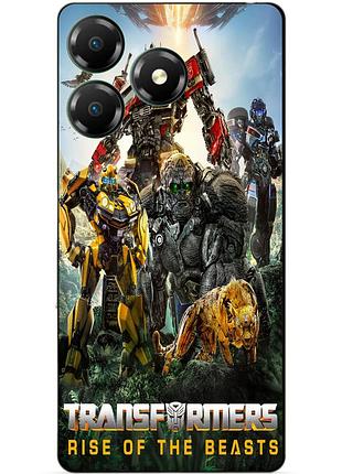 Чехол силиконовый бампер для zte blade a36 звероботы трансформеры transformers