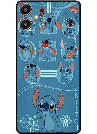 Силіконовий бампер чохол для samsung a05 з картинкою стіч stitch