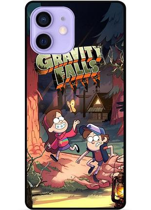 Силиконовый бампер чехол для iphone 11 с рисунком gravity falls гравити фолз