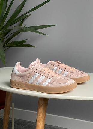 😍 жіночі кросівки adidas gazelle indoor peach