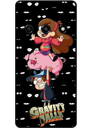 Силиконовый бампер чехол для samsung j3 j320 с картинкой gravity falls гравити фолз