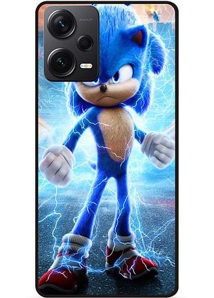 Чехол силиконовый бампер для xiaomi redmi note 12 pro 5g соник sonik