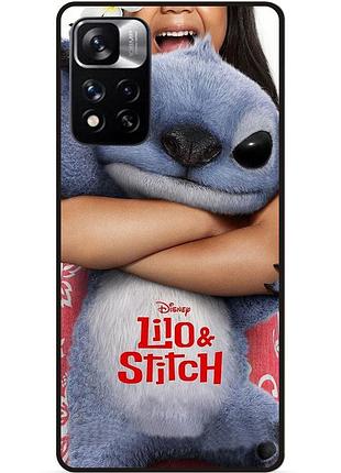 Силиконовый чехол бампер для xiaomi redmi 10 стич и лило stitch