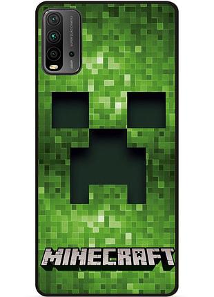 Силіконовий чохол бампер для xiaomi redmi 9t гра minecraft майнкрафт