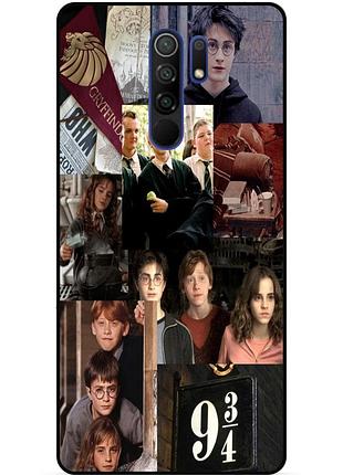 Силиконовый бампер чехол для xiaomi redmi note 8 pro с картинкой harry potter гарри поттер