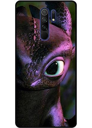 Силиконовый чехол для xiaomi redmi 9 с картинкой как приручить дракона dragon