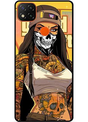 Силіконовий бампер чохол для xiaomi redmi 9c з малюнком gta гта
