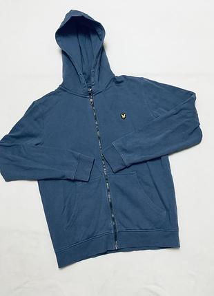 Толстовка lyle&scott оригинальная на 13-14 лет 158-164см зип худи кофта