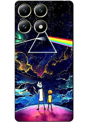 Силіконовий чохол бампер для xiaomi 14t з малюнком рік і морті rick and morty