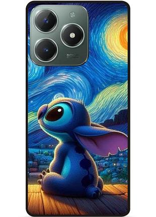 Силиконовый бампер чехол для infinix smart 8 plus (x6526) stitch лило и стич