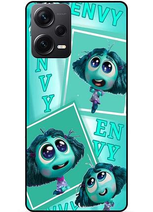 Силіконовий чохол бампер для xiaomi redmi note 12 pro plus з малюнком головоломка