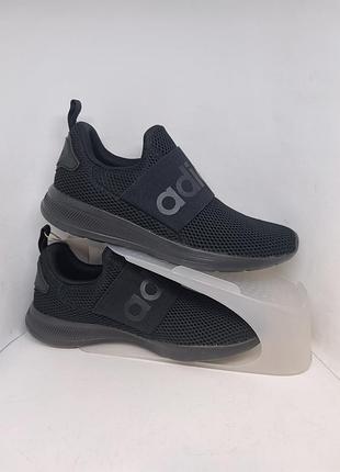 Кросівки - сліпони чоловічі adidas lite racer adapt 4.0(ho 4296) чорного кольору оригінал, нові